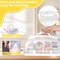 Cake Carrier with Lid, White Cake Holder Cupcake Container for 12 Cupcakes 2 in 1 Portable Dessert Container for Cake Pie Muffin Cobbler